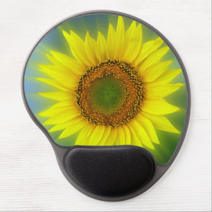 a bright sunflower gel mouse pad
