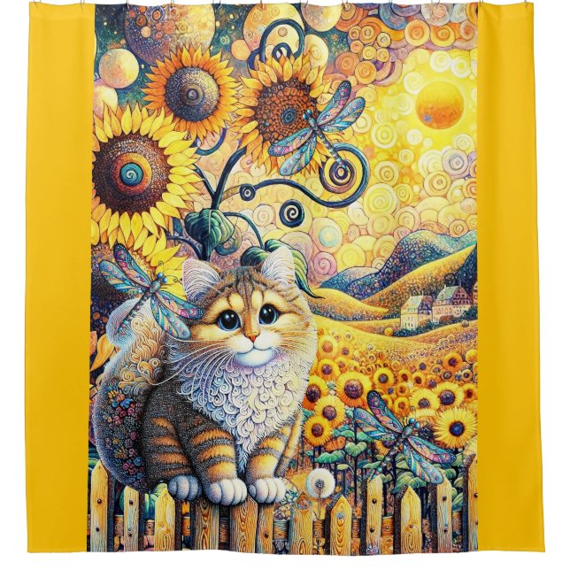 A Bright Sunny Day Shower Curtain (Front)