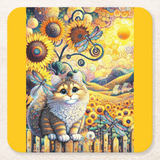A Bright Sunny Day Square Paper Coaster