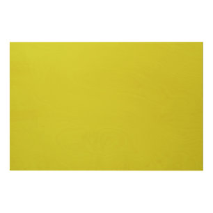 A bright yellow square with a distinct white borde wood wall art