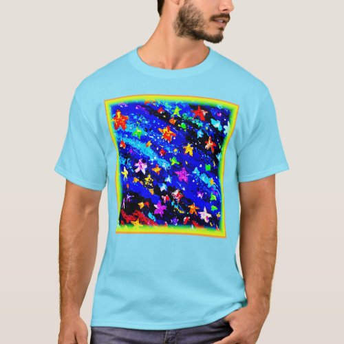 A Brightly Colored Starry Skies Buy Now T_Shirt