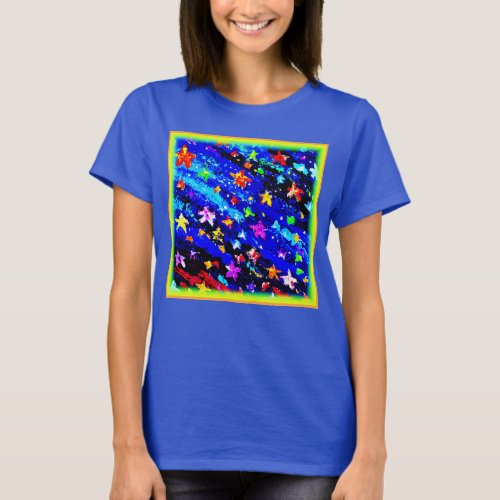 A Brightly Colored Starry Skies Buy Now T_Shirt