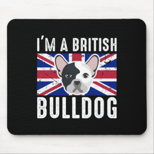 A British Bulldog England Union Jack Mouse Pad