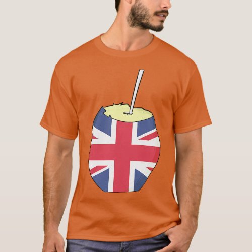 A British coconut T_Shirt