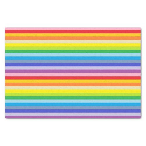 A Broader Spectrum Rainbow Stripes Tissue Paper