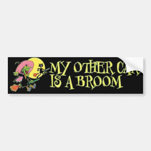A Broom Bumper Sticker