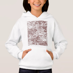 a brown and white background with a rough texture hoodie