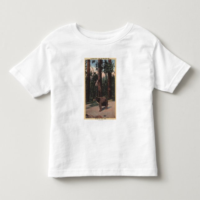 A Brown Bear in the Woods Toddler T-shirt (Front)