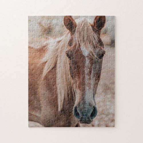 A Brown Horse Portrait Too Jigsaw Puzzle