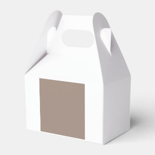 a brown wall with a favor boxes