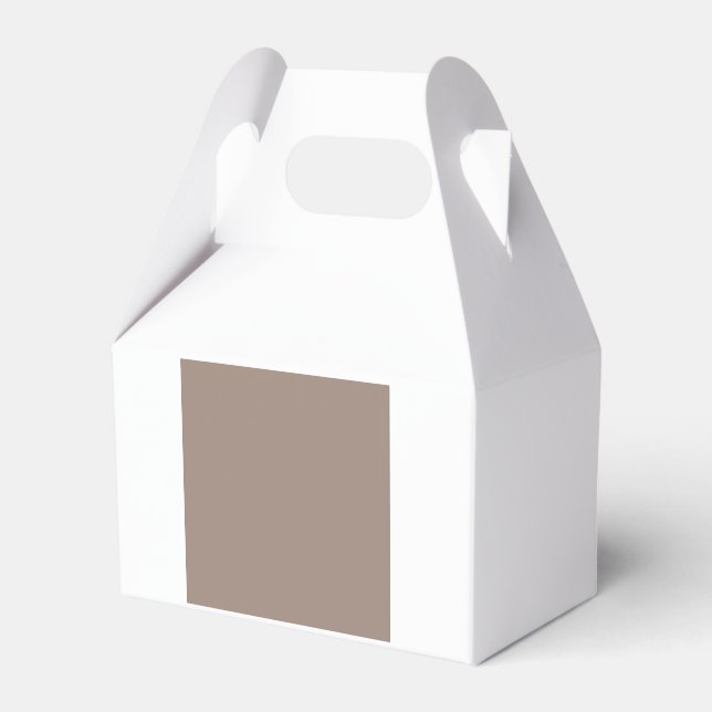 a brown wall with a favor boxes (Front Side)