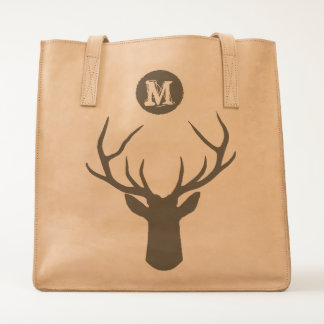 A Buck & a Monogram Tote