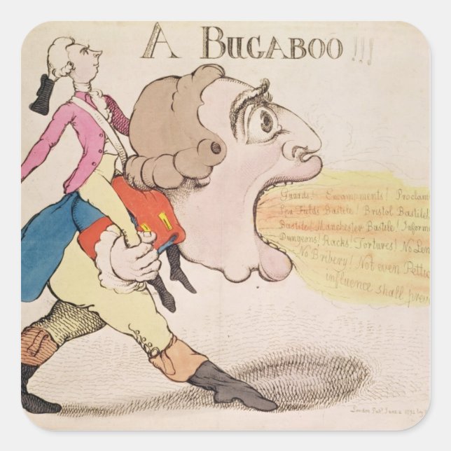 A Bugaboo!!! Square Sticker (Front)