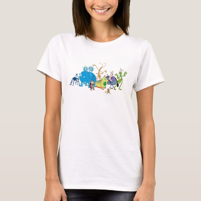 A Bug's Life Characters P.T. Flea Francis et. al. T-Shirt (Front)