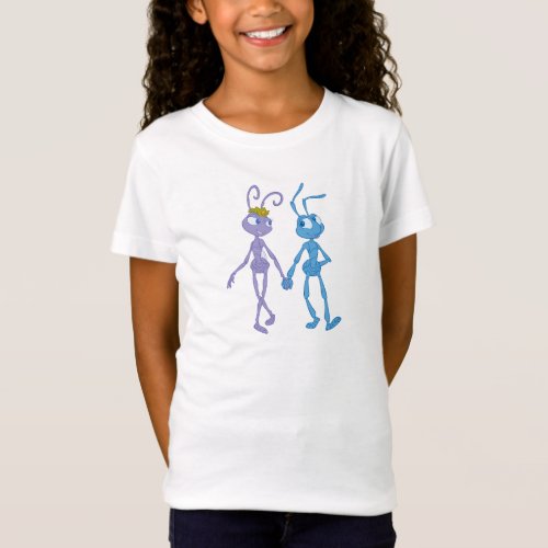 A Bugs Life Flik and Princess Atta holding hands T_Shirt