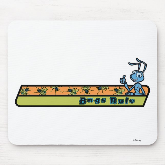 A Bug's Life Flik - Bugs Rule Disney Mouse Pad (Front)
