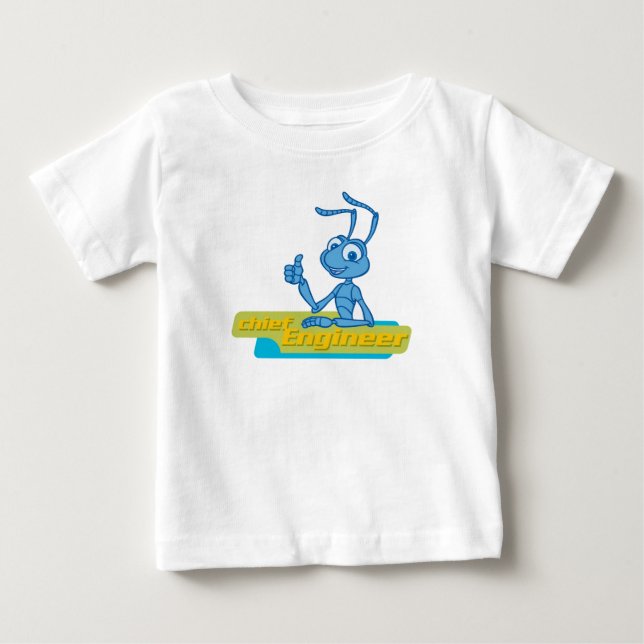 A Bug's Life Flik "Chief Engineer" Disney Baby T-Shirt (Front)