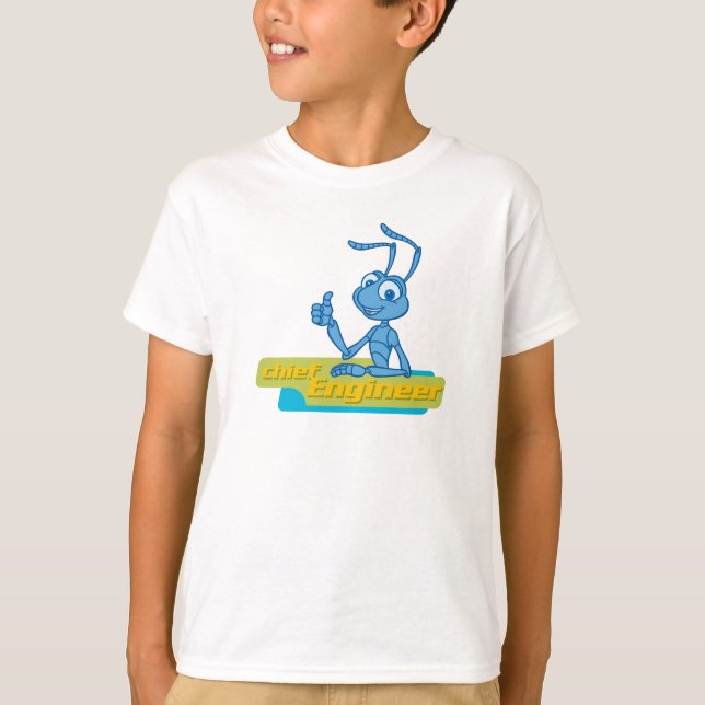 A Bug's Life Flik "Chief Engineer" Disney T-Shirt (Front)