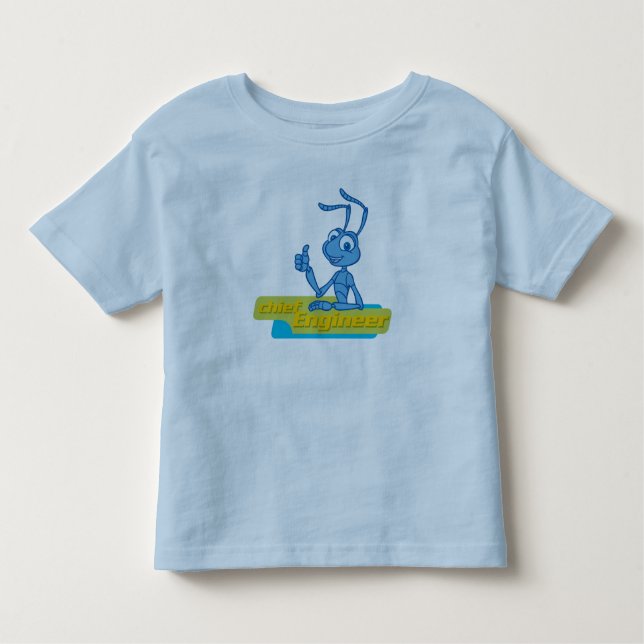 A Bug's Life Flik "Chief Engineer" Disney Toddler T-shirt (Front)