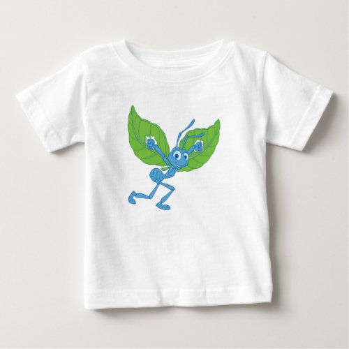 A Bugs Life Flik flying with leaves Disney Baby T_Shirt