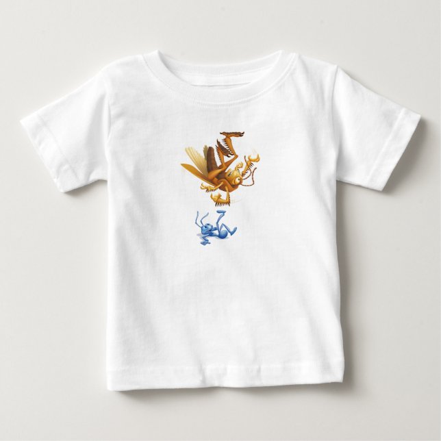 A Bug's Life Flik juggling Hopper Disney Baby T-Shirt (Front)