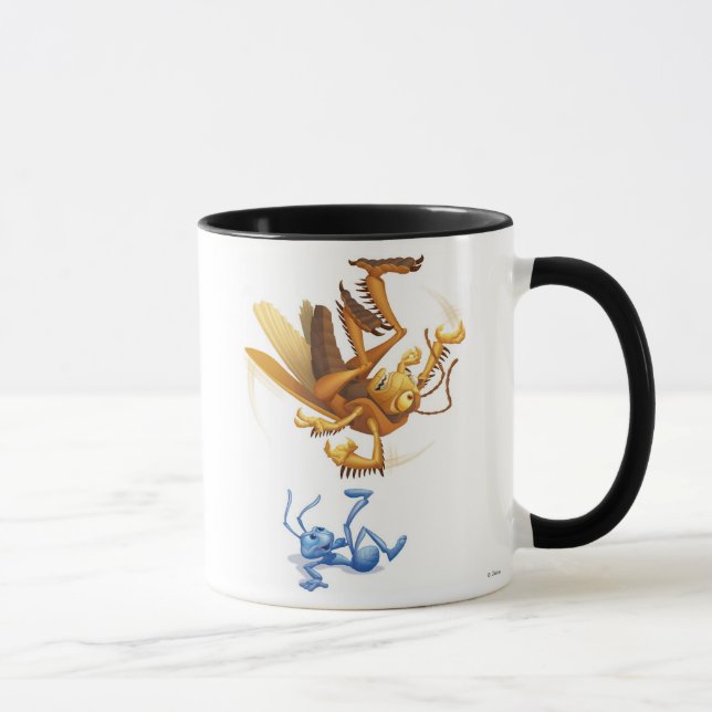 A Bug's Life Flik juggling Hopper Disney Mug (Right)