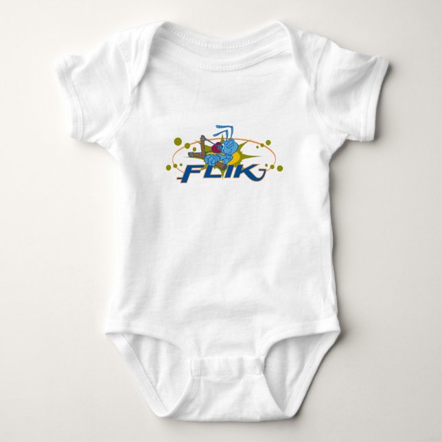 A Bug's Life: Flik With Slingshot Disney Baby Bodysuit (Front)