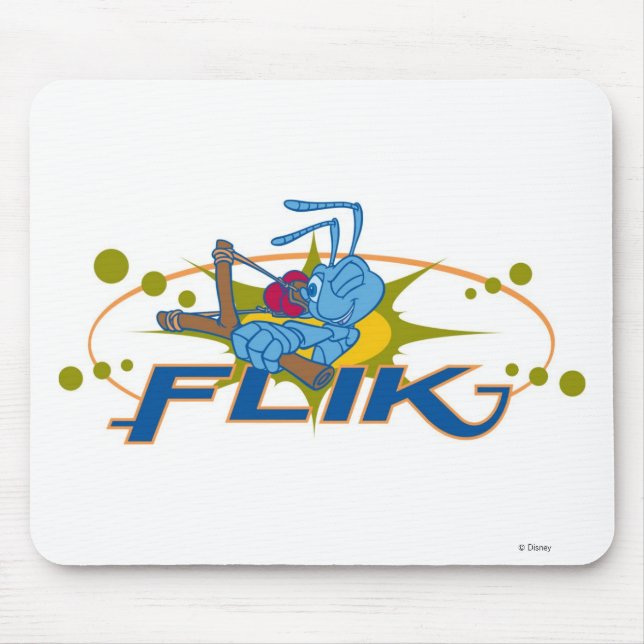 A Bug's Life: Flik With Slingshot Disney Mouse Pad (Front)