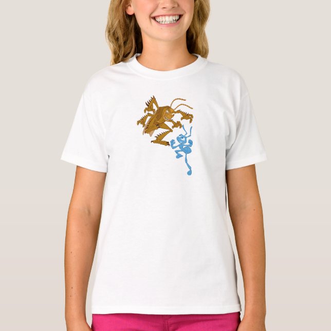 A Bug's Life Hopper and Flik fighting Disney T-Shirt (Front)