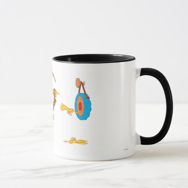 A Bug's Life Hopper Throwing Hornet "darts" Disney Mug (Right)