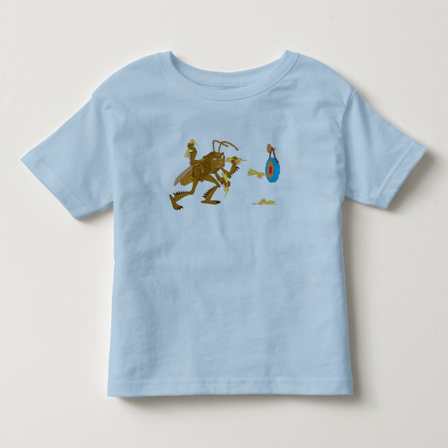 A Bug's Life Hopper Throwing Hornet "darts" Disney Toddler T-shirt (Front)