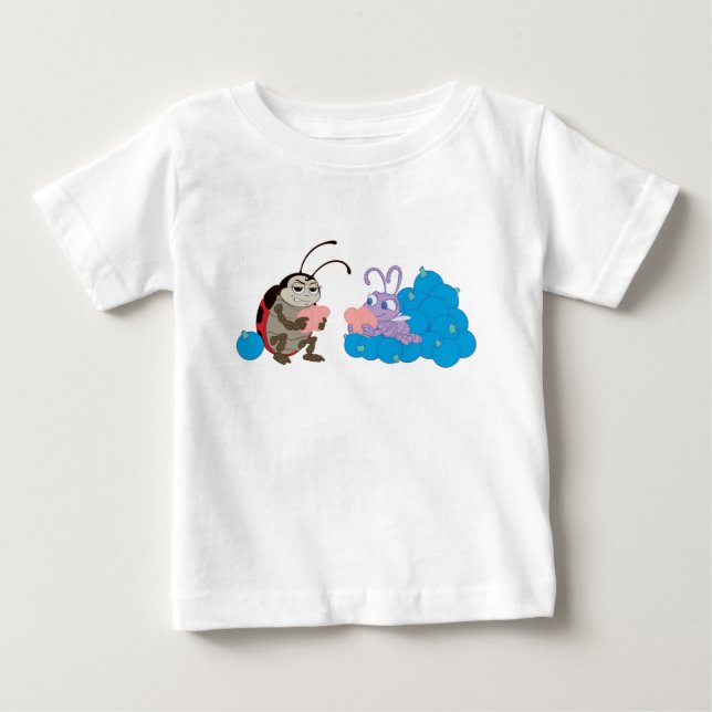 A Bug's Life Ladybug and Dot Playing Disney Baby T-Shirt (Front)
