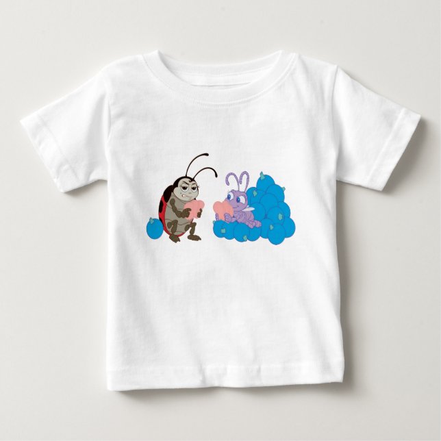 A Bug's Life Ladybug and Dot Playing Disney Baby T-Shirt (Front)