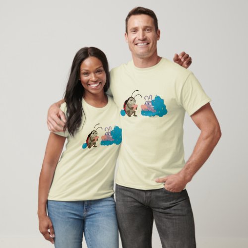 A Bugs Life Ladybug and Dot Playing Disney T_Shirt