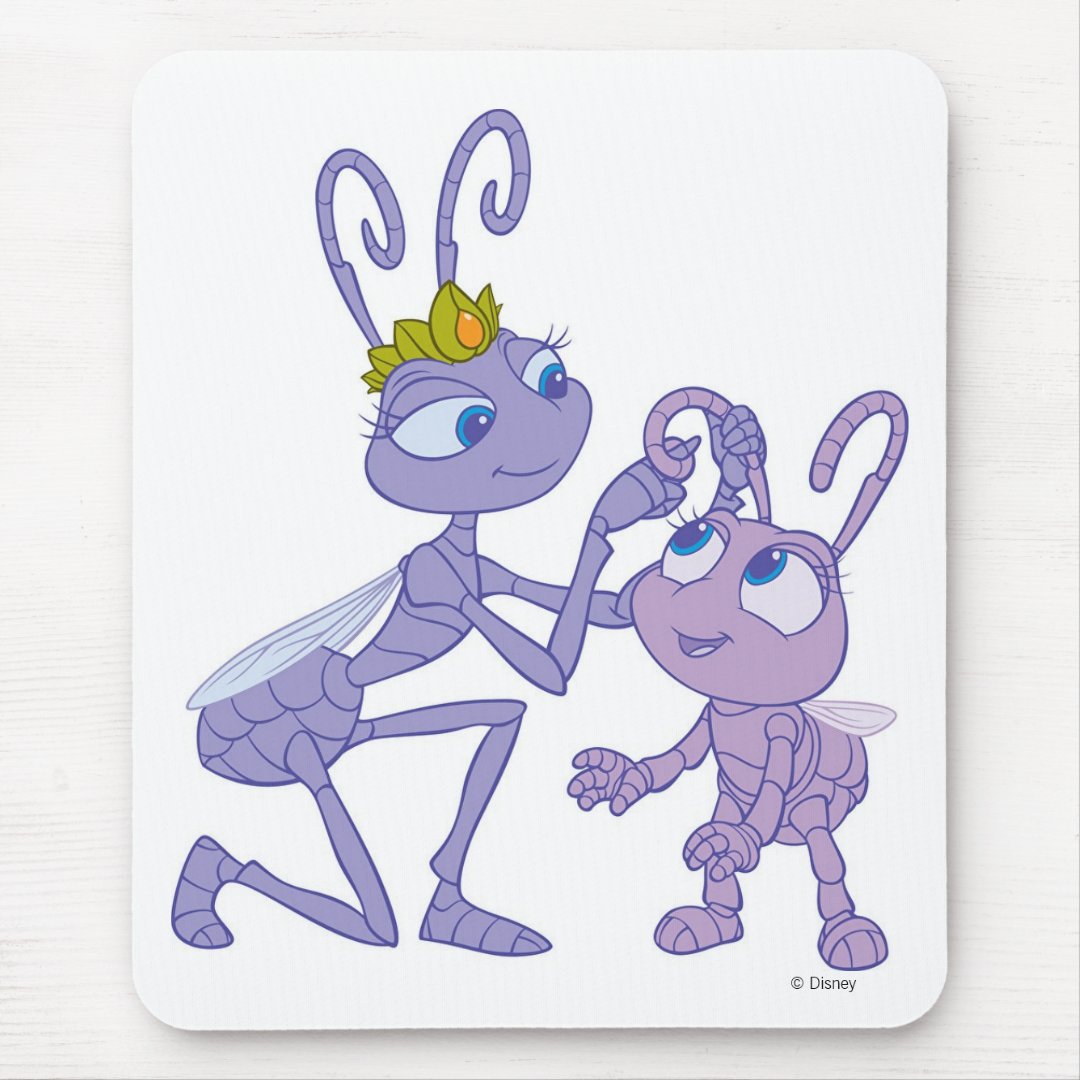 A Bug's Life Princess Atta and Dot Disney Mouse Pad | Zazzle