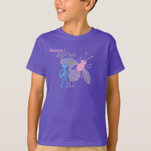 A Bug's Life Princess Atta and Flik Hearts Aglow T-Shirt