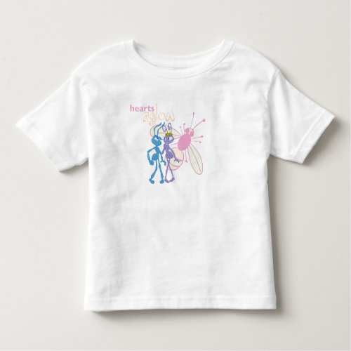 A Bugs Life Princess Atta and Flik Hearts Aglow Toddler T_shirt