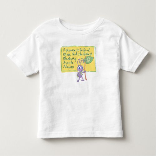 A Bugs Life Princess Dot Pledge Disney Toddler T_shirt