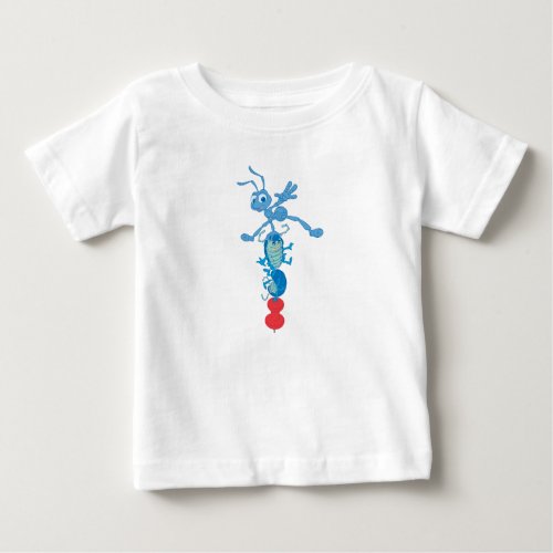 A Bugs Life Totem with Flick Tuck and Roll Baby T_Shirt