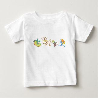 A Bug's Life's characters chase after candy corn Baby T-Shirt