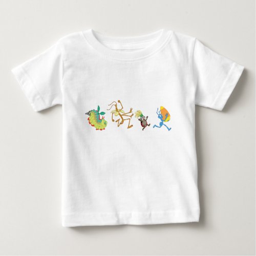 A Bugs Lifes characters chase after candy corn Baby T_Shirt