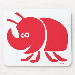 A Bug's Life's Dim in Red Disney Mouse Pad