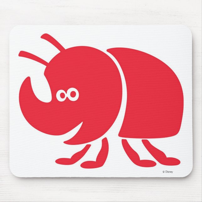 A Bug's Life's Dim in Red Disney Mouse Pad (Front)