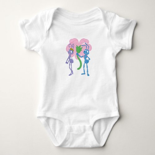 A Bugs Lifes Flik and Princess Atta Disney Baby Bodysuit