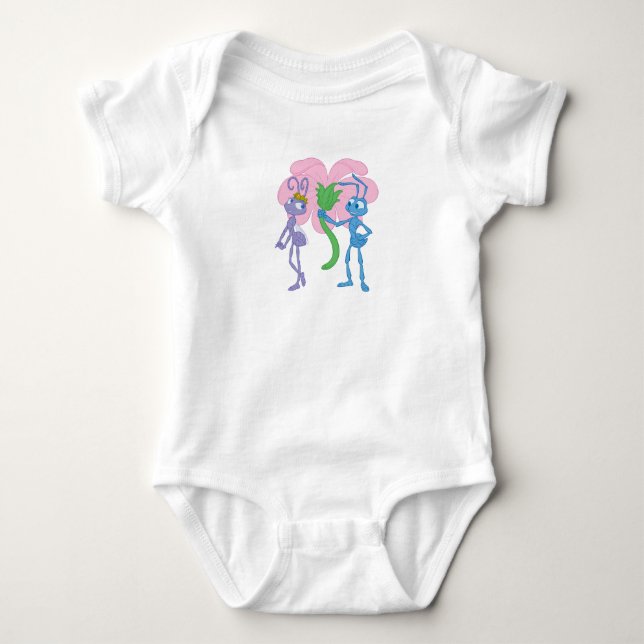 A Bug's Life's Flik and Princess Atta Disney Baby Bodysuit (Front)