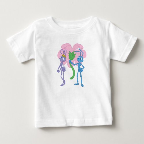A Bugs Lifes Flik and Princess Atta Disney Baby T_Shirt