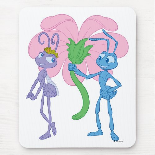 A Bugs Lifes Flik and Princess Atta Disney Mouse Pad