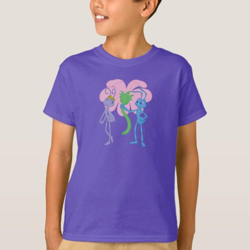 A Bugs Lifes Flik and Princess Atta Disney T_Shirt