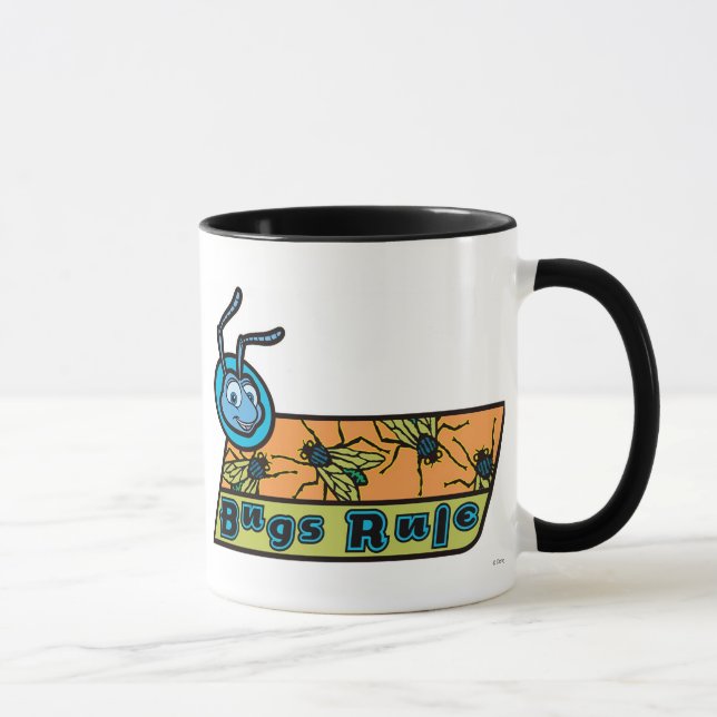 A Bug's Life's Flik "Bugs Rule" Disney Mug (Right)