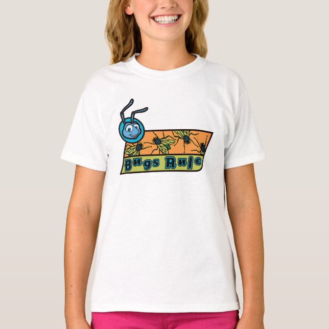 A Bug's Life's Flik "Bugs Rule" Disney T-Shirt (Front)